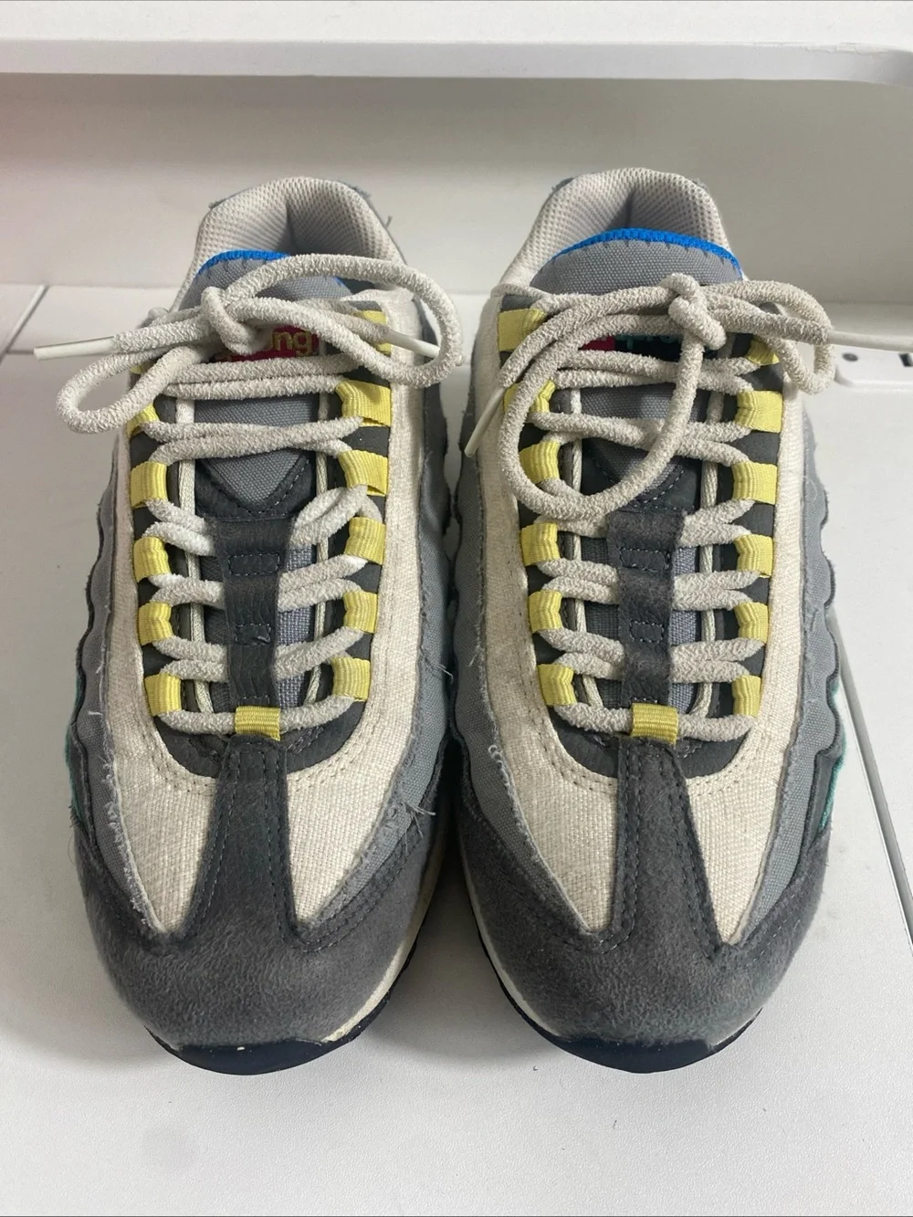 Nike Air Max 95 SE Recraft Air Sprung DN4371-001 Grey Size 6.5Y 24.5 Cm
